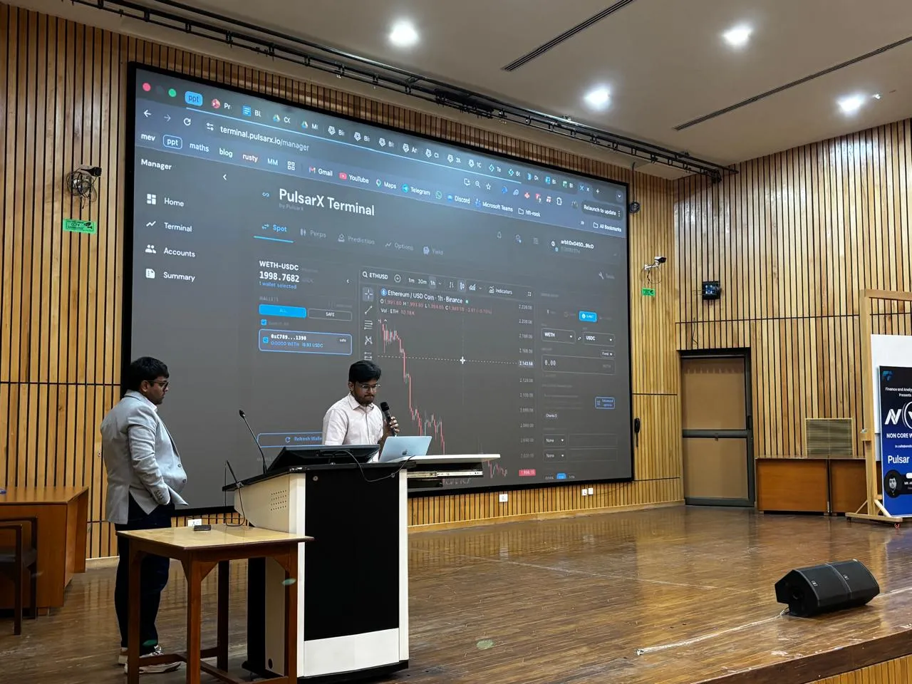Presenting PulsarX Terminal at IIT Kanpur